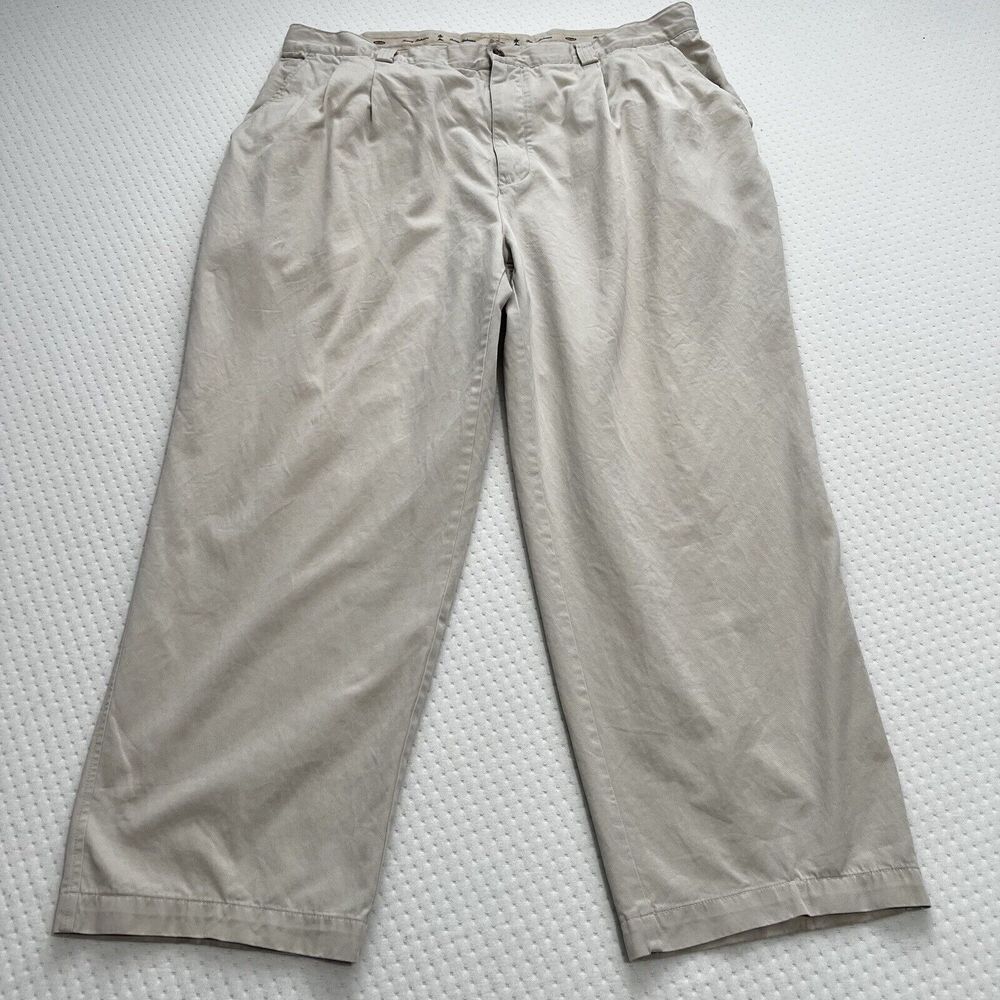Tommy Bahama Pants Khaki Chino Mid Rise Straight Leg Tencel‎ Blend Men's Size 42